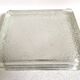 Nevada catch-all tray 1950s moulded glass Saint Gobain 20 x 20 cm