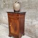 Antique small cabinet French hall cupboard walnut