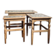 Henning Kjærnulf set of three oak nesting tables for EG Kvalitets, Denmark 1960s