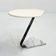Side table with marble base La Palma, 1980