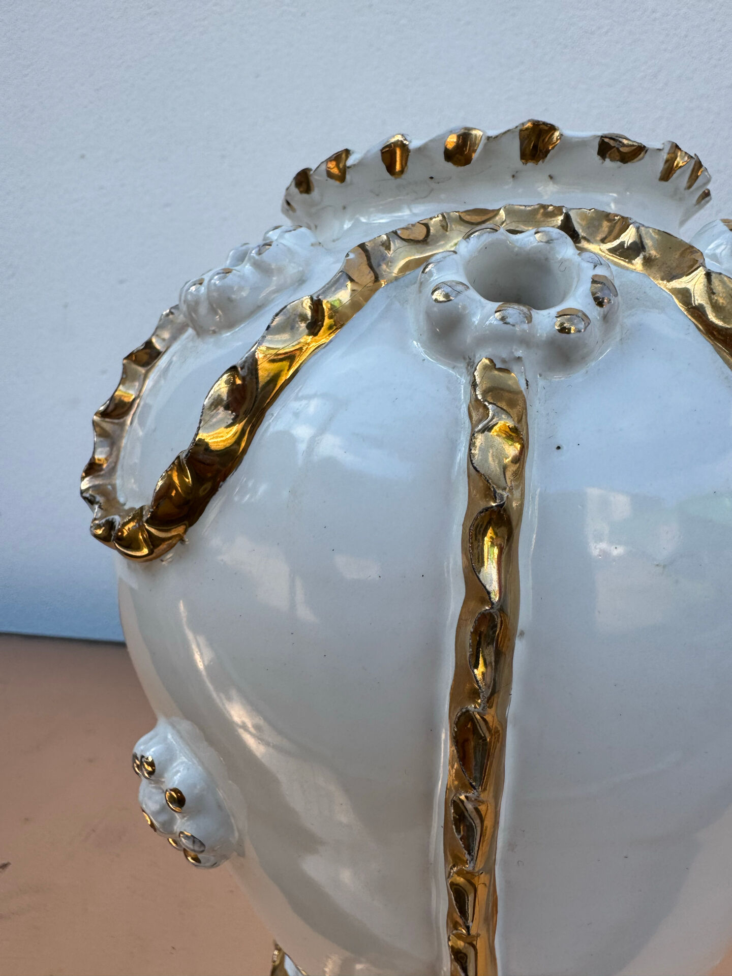 Vase pique fleurs Émile Tessier Malicorne années 50