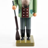 Nutcracker Erzgebirge, sculpted, vintage, GDR hussar.