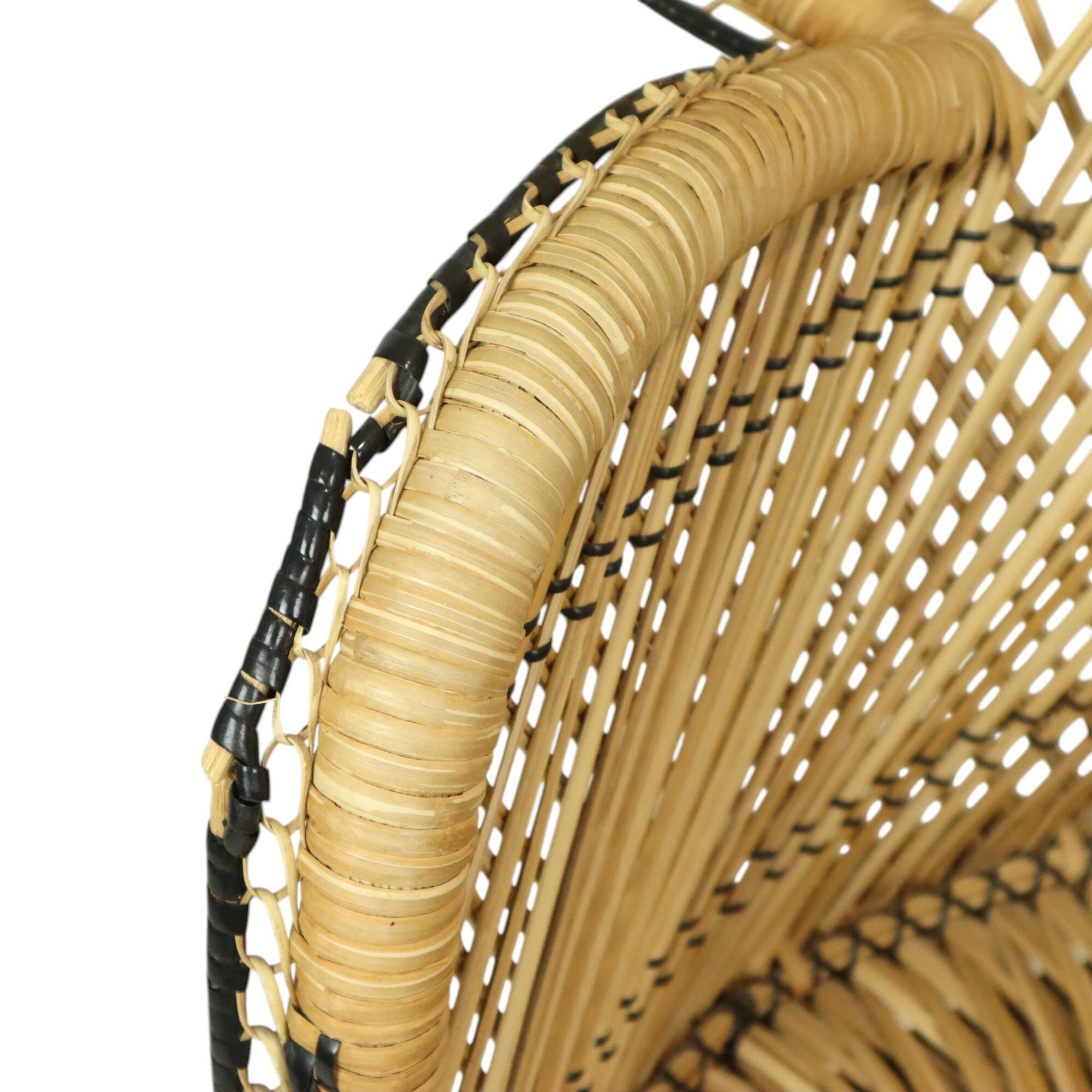 Fauteuil Emmanuelle en rotin