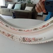 Miroir vintage en céramique années 60/70
