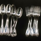 Silver shell cutlery