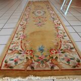 Tapis Art Déco Vintage Chinois, Années 1970, Couleurs Vibrantes