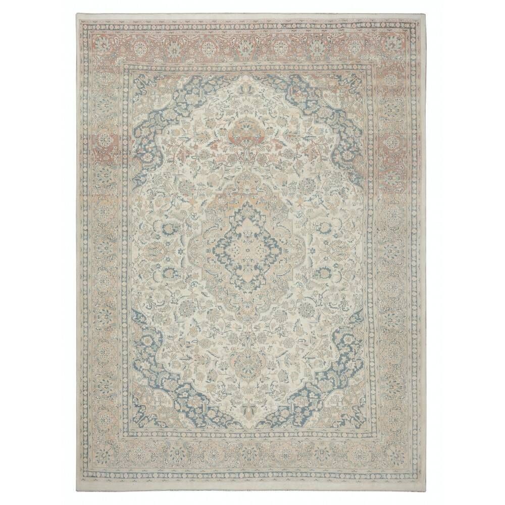 One of a kind Vintage Turkish Area Rug. Handmade Large Carpet for Rustic, Country & Farmhouse Decor
