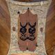 Handmade wall tapestry – brown/black organic pattern