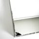 Stunning  large 1980s Italian mirror ceiling lamp in Postmodern design