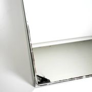 Stunning  large 1980s Italian mirror ceiling lamp in Postmodern design