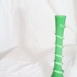 Soliflore in twisted green opaline - handmade