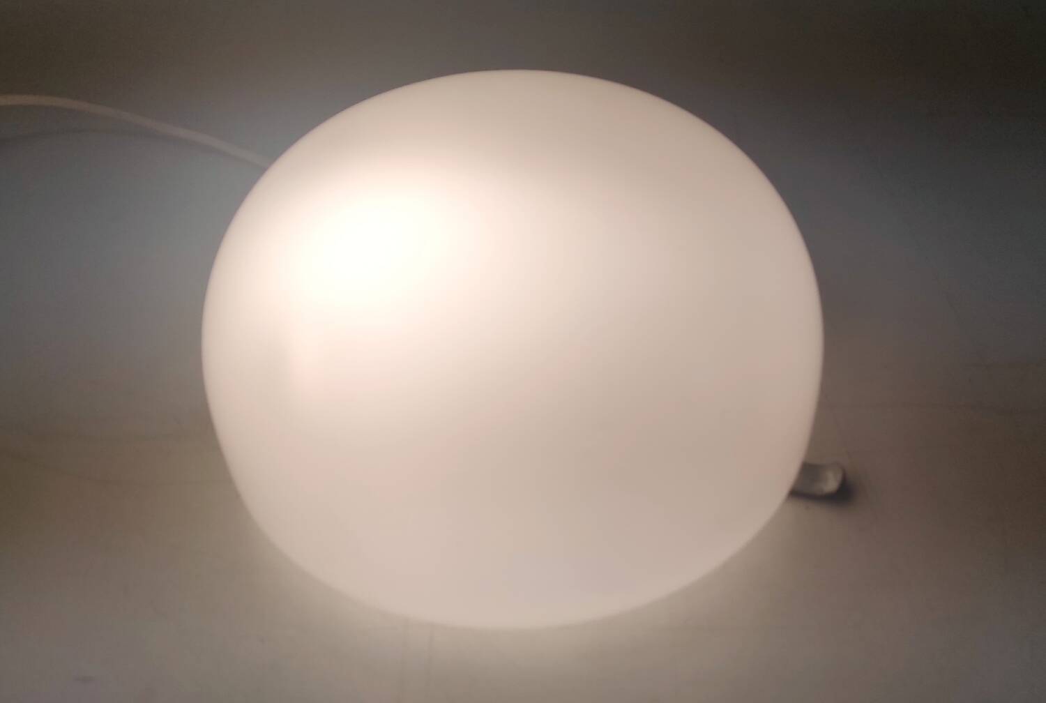 Opaline globe ceiling or wall light 20 cm - 50s/60s