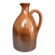 Old Pitcher Jug Vase Soliflore Ceramic Stoneware Brown Spout Vintage