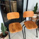 Vintage Mobilor school chair