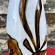 Vase céramique décor de faon signé Jacques Marie pièce unique