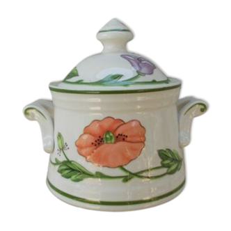 Covered sugar bowl Villeroy & Boch Amapola