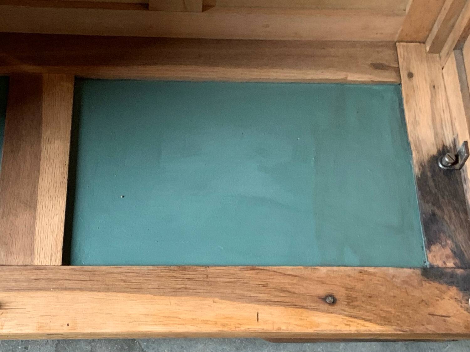 Art Deco Parisian glass-fronted wardrobe, demountable