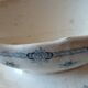 Sauceboat ironstone 1900 - Sarreguemines earthenware Adria series