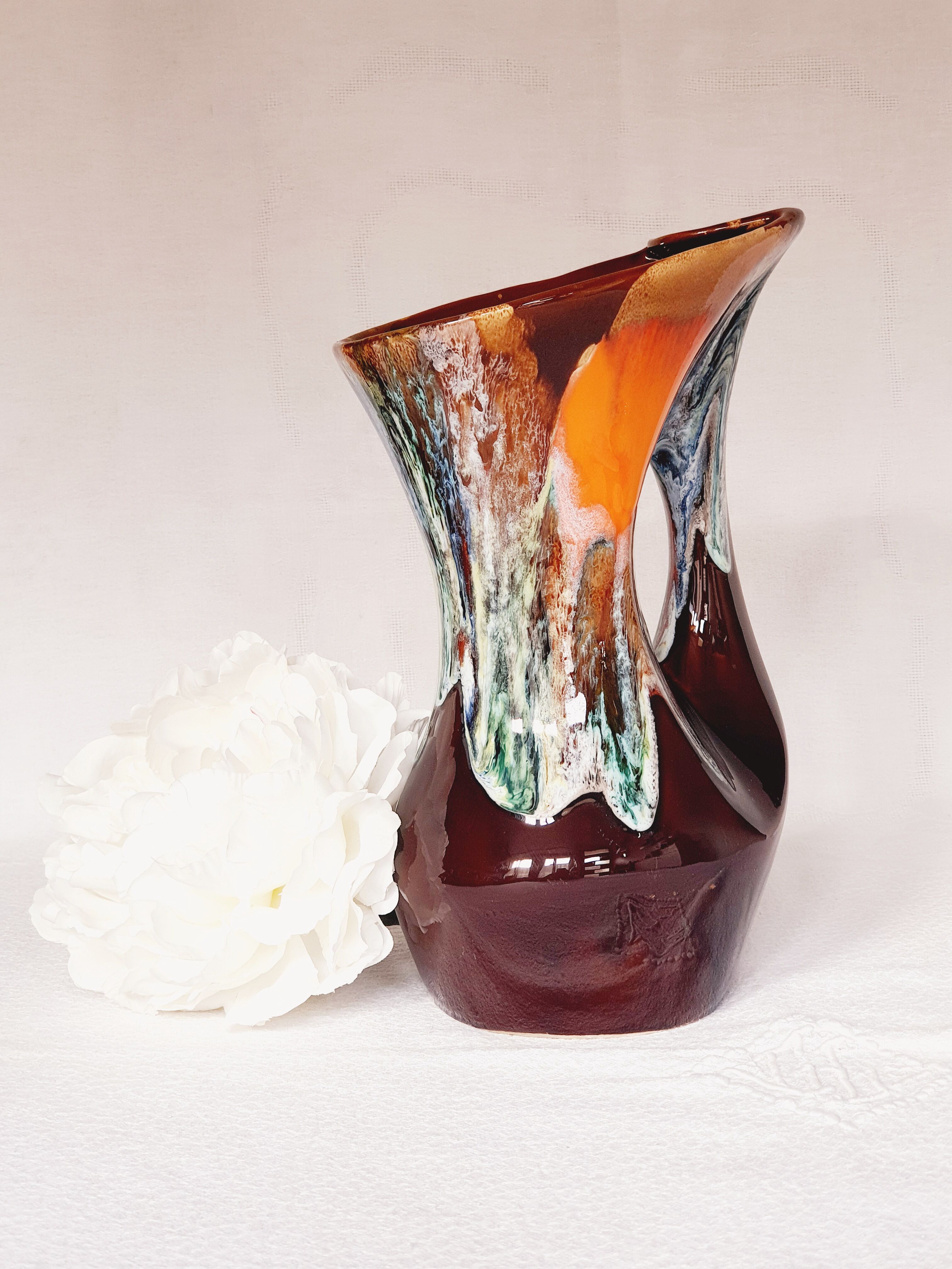 Vallauris fat lava vintage pitcher 50/60