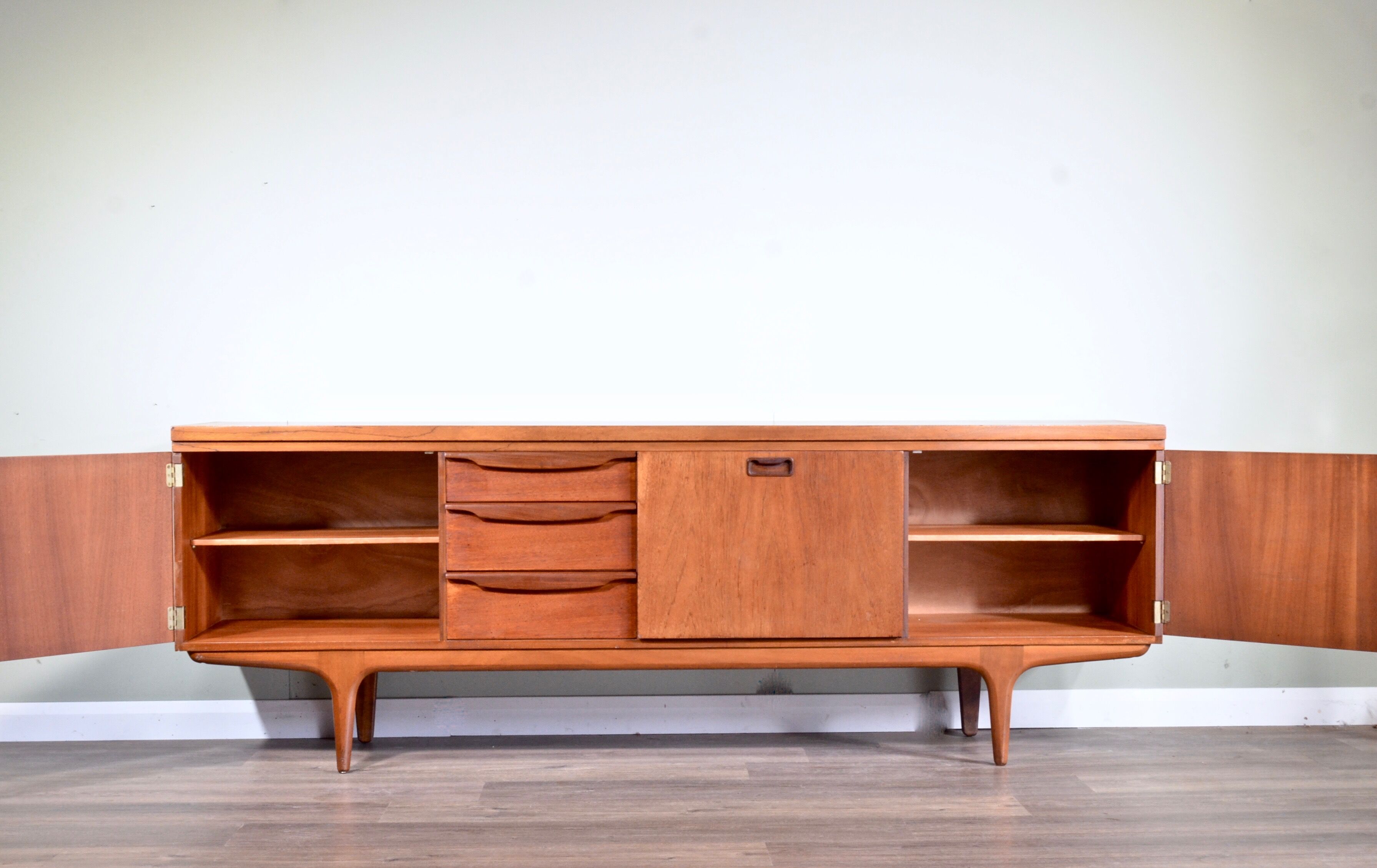 Midcentury Greaves & Thomas Teak And Afromosia Sideboard / Long John. Vintage Modern / Danish Style.