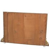 Victorian wall mirror in gilded wood 107x83cm