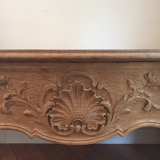 Bleached oak dining table