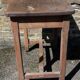 Antique desk table in solid wood