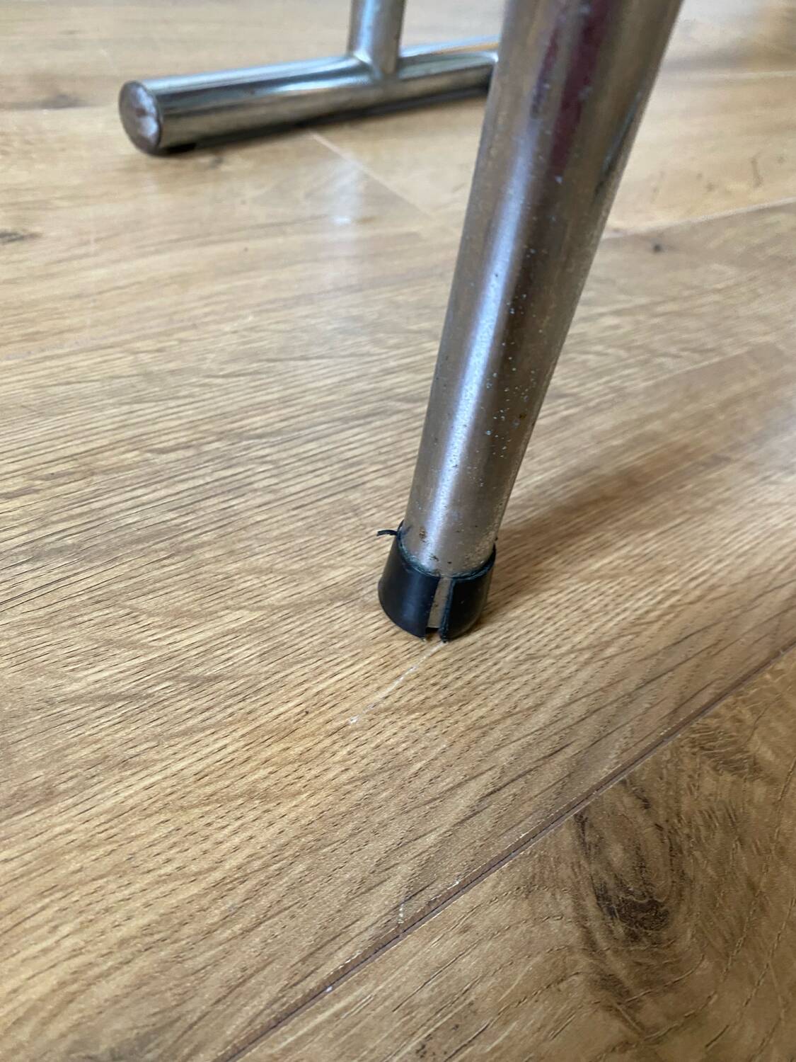 Formica folding table and two petal chairs from the 70s