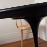 Knoll Saarinen black table diameter 107