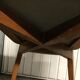 Suite de 6 chaises vintages scandinaves rouges
