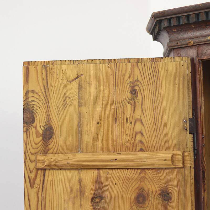 Painted Folk Art Bridal Cupboard