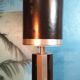 Metal & wood lamp 1970s
