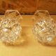 Pair Cristal D'Arques Vase Vintage Cut Crystal #B063