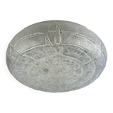 60s 70s ceiling lamp Plafoniere Ice Glass Doria Germany Space Age Design