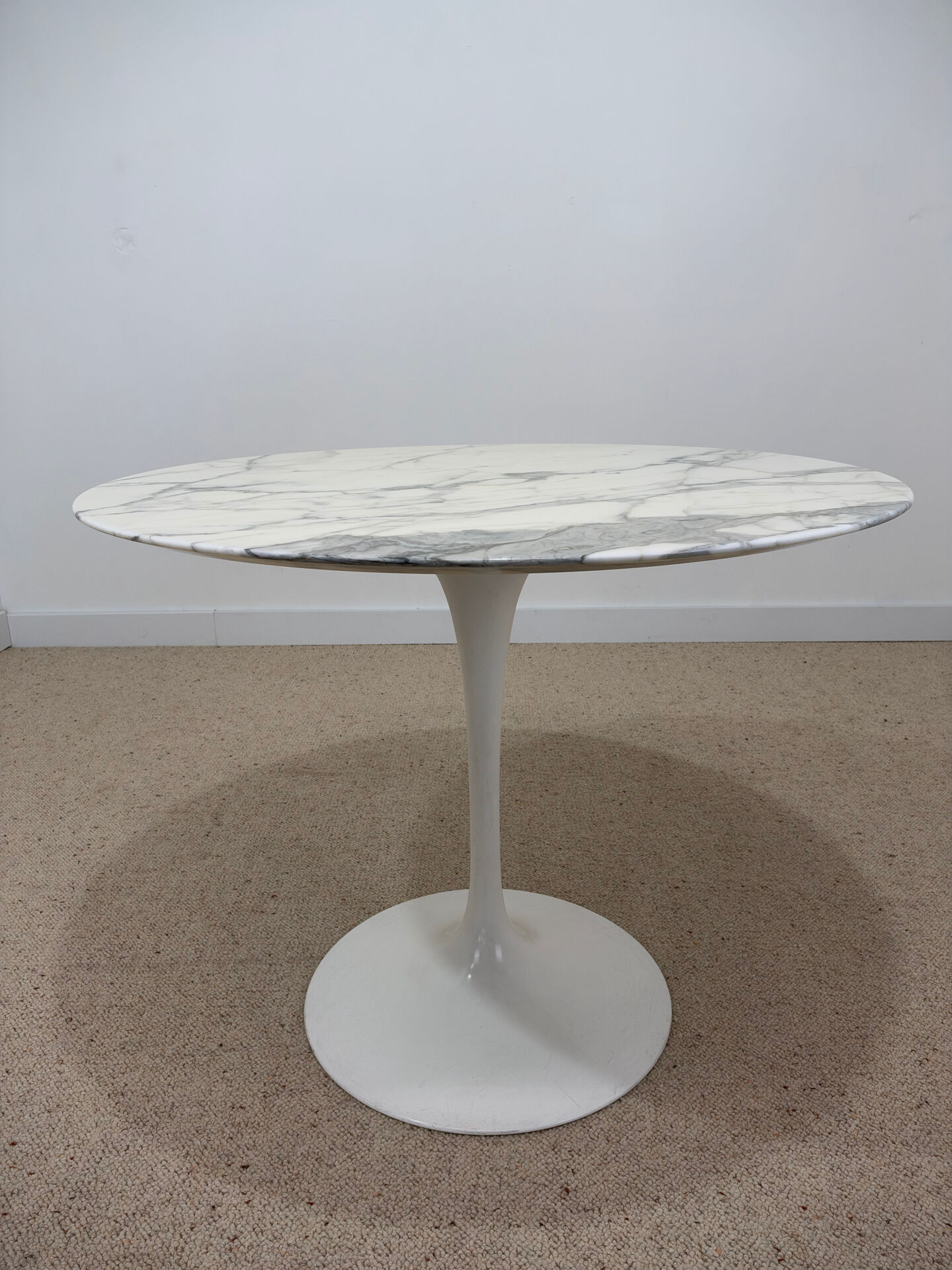 Table Tulip Knoll - marbre blanc - Eero Saarinen 
