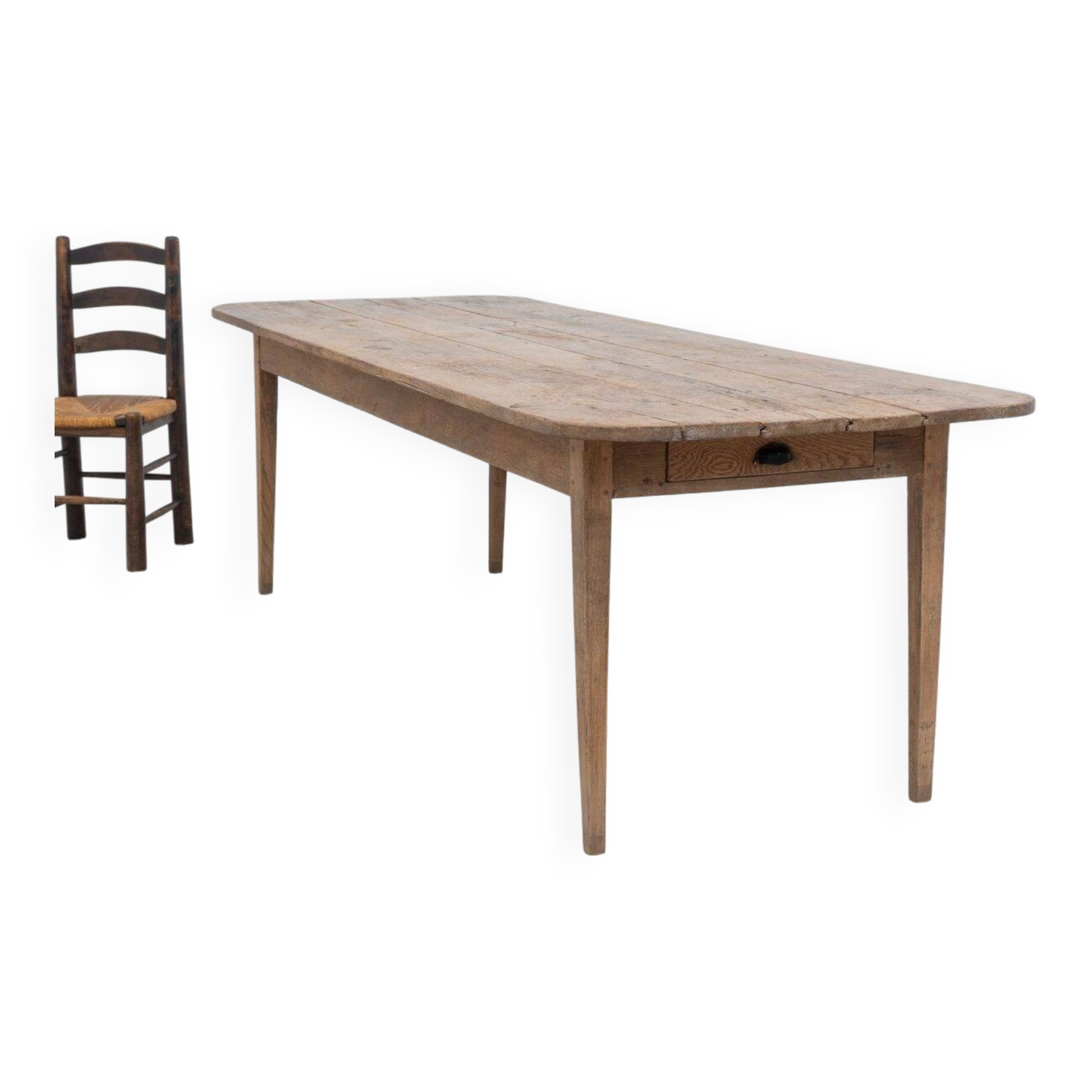 Antique oak farmhouse table – 19th century