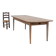 Antique oak farmhouse table – 19th century
