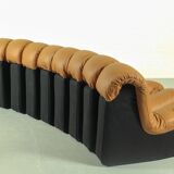 De Sede DS-600 'Non Stop' Sofa DS-600 by Eleonore Peduzzi Riva for de Sede with 9 elements, Switzerl