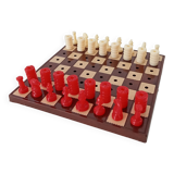 Vintage pocket chess set Lowe Co Travel Usa 50s/60s