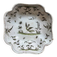 Moustiers salad bowl in cream and green earthenware, 18th century.