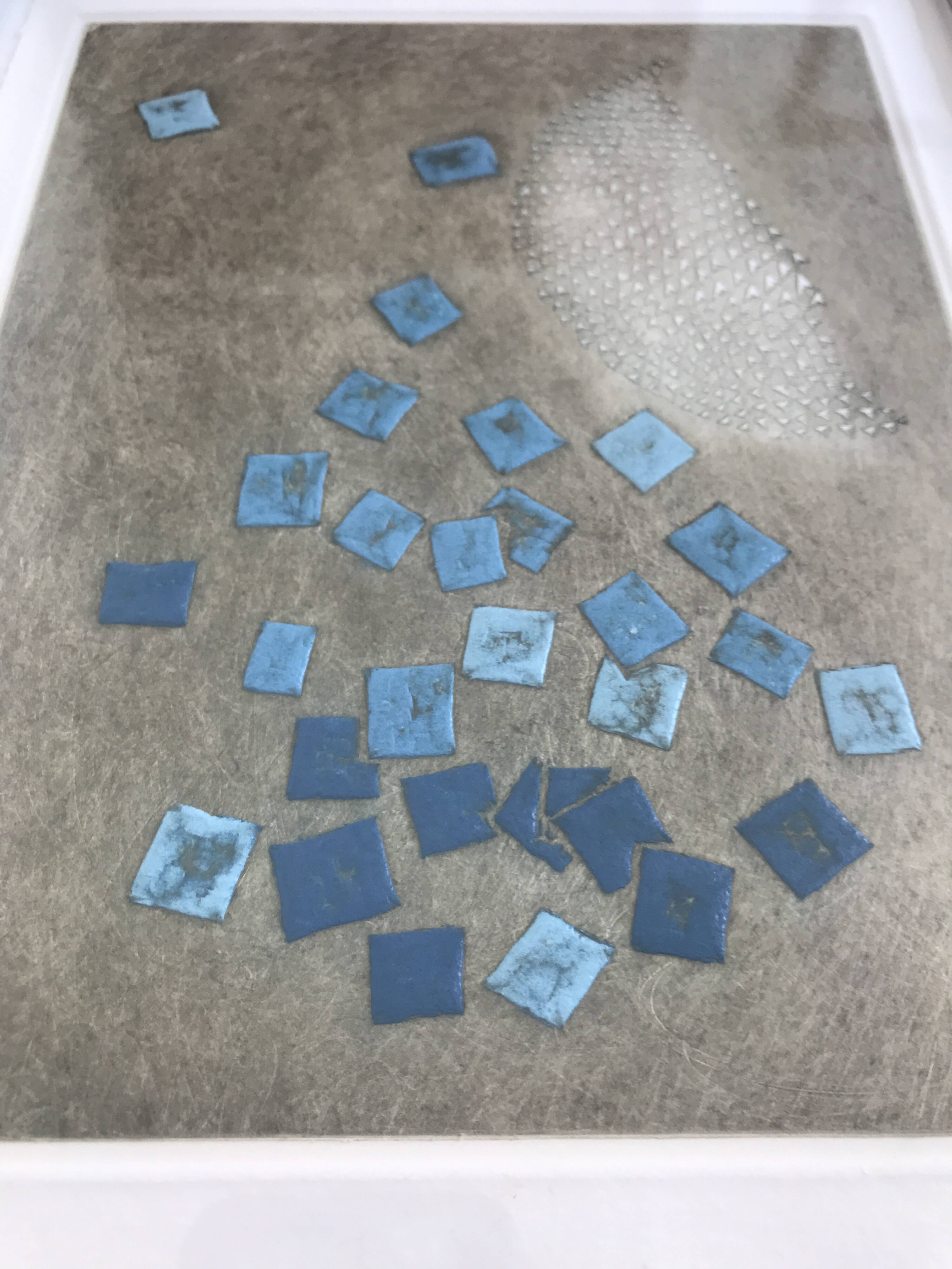 Arthur luiz piza, untitled, c 1990. gouge engraving signed in pencil