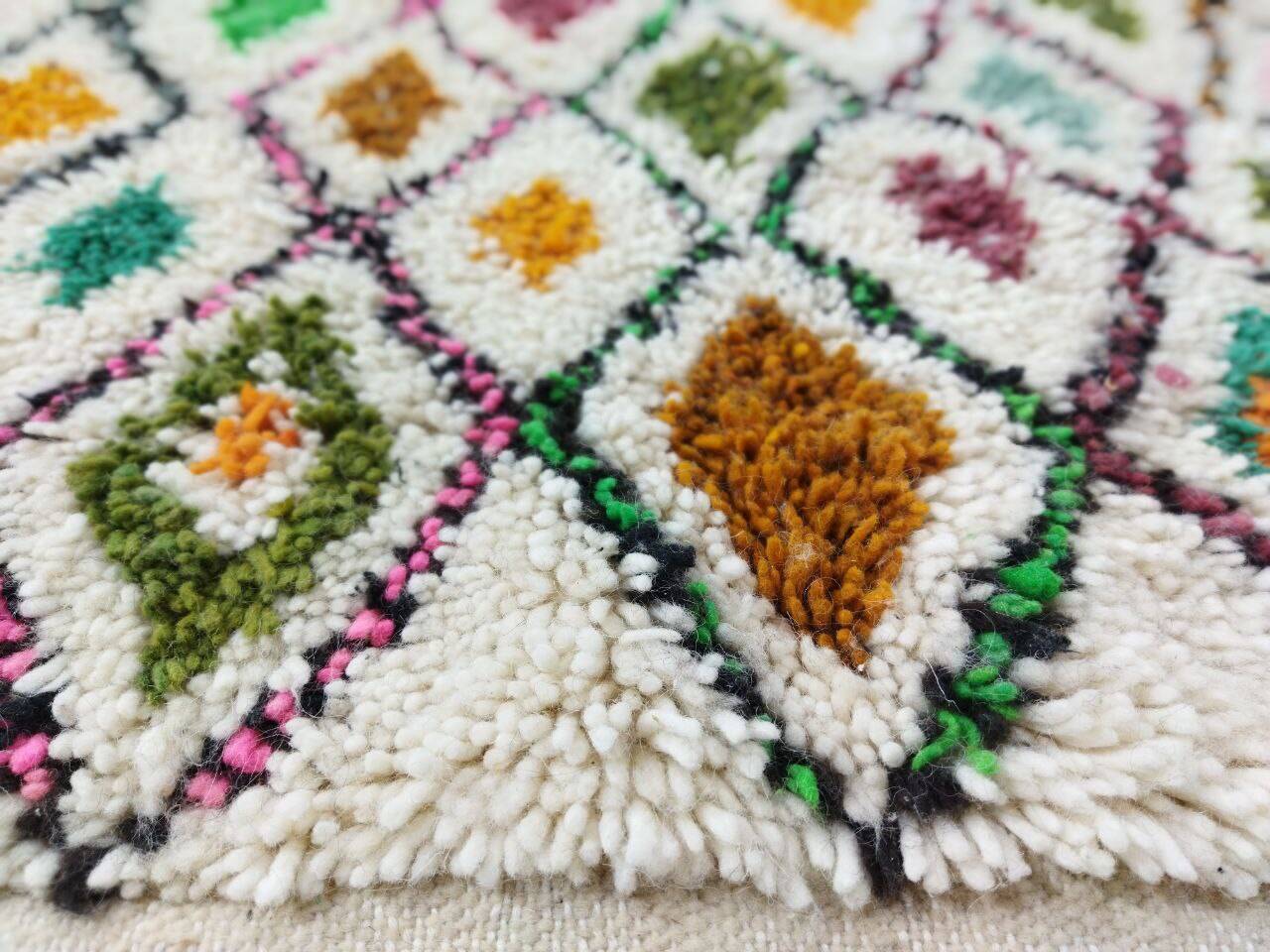 Handcrafted Moroccan Berber Rug 246 X 158 CM