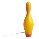 Cheerful vintage plastic cone table lamp