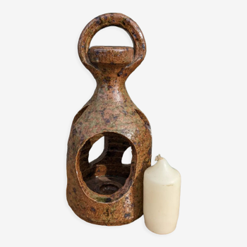 Sandstone lantern candle holder