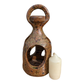 Sandstone lantern candle holder