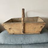 Vieux panier en bois
