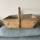 Old wooden basket