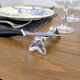 Jean Couzon knife rests – set of 6 – elegant design – vintage silver