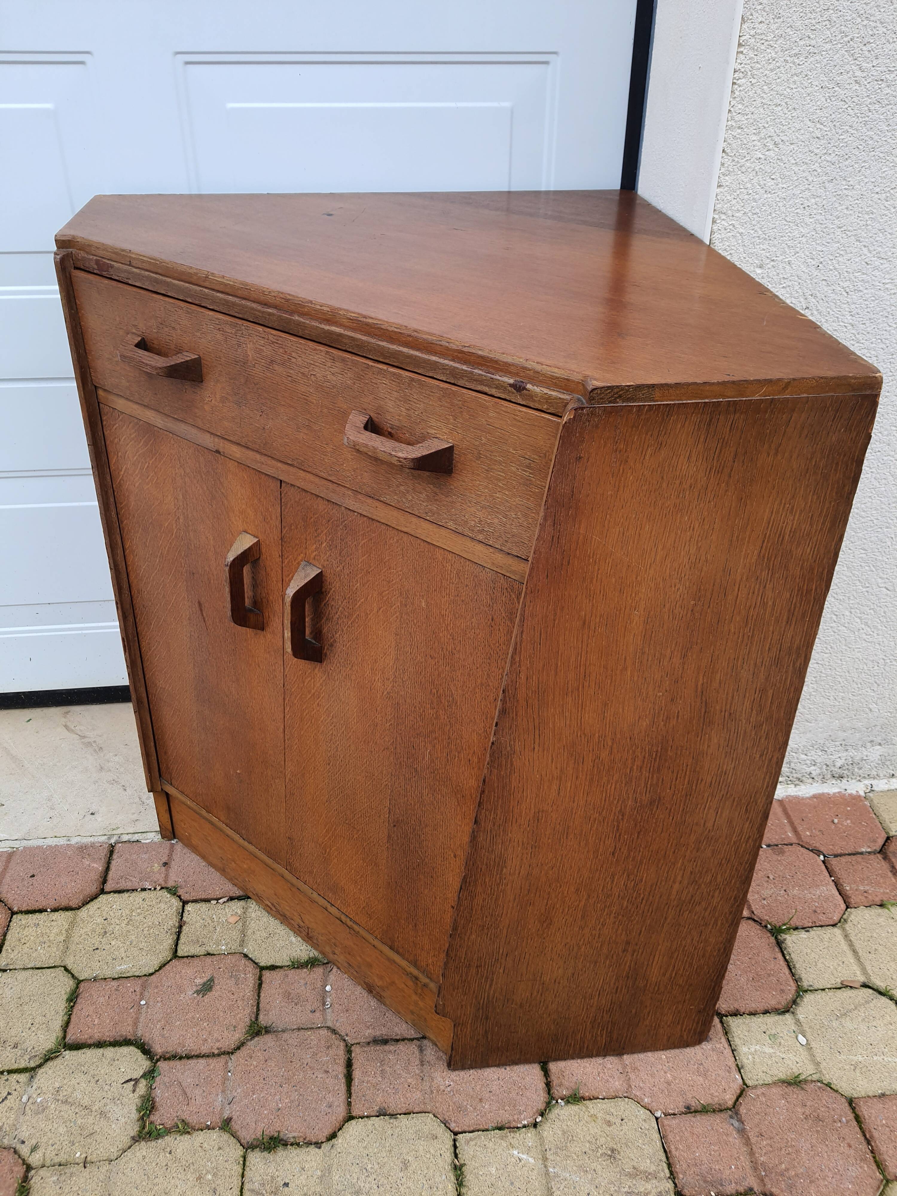 Vintage danish corner desk