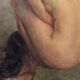 Nude signed Fougerat, oil on panel, 20th century